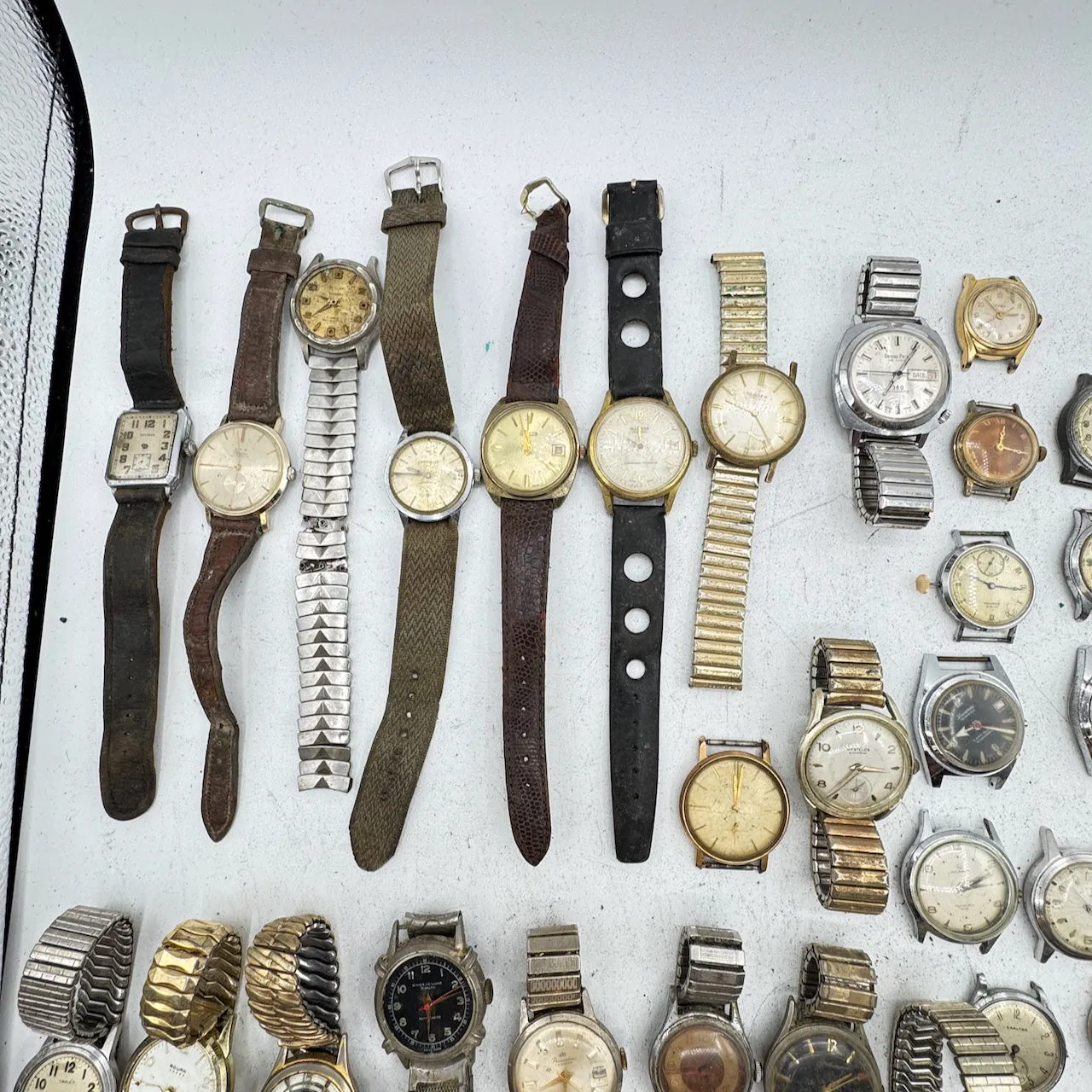 Vintage Gruen, Waltham, Helbros, etc. Lot of 50 Mechanical Wristwatch 9