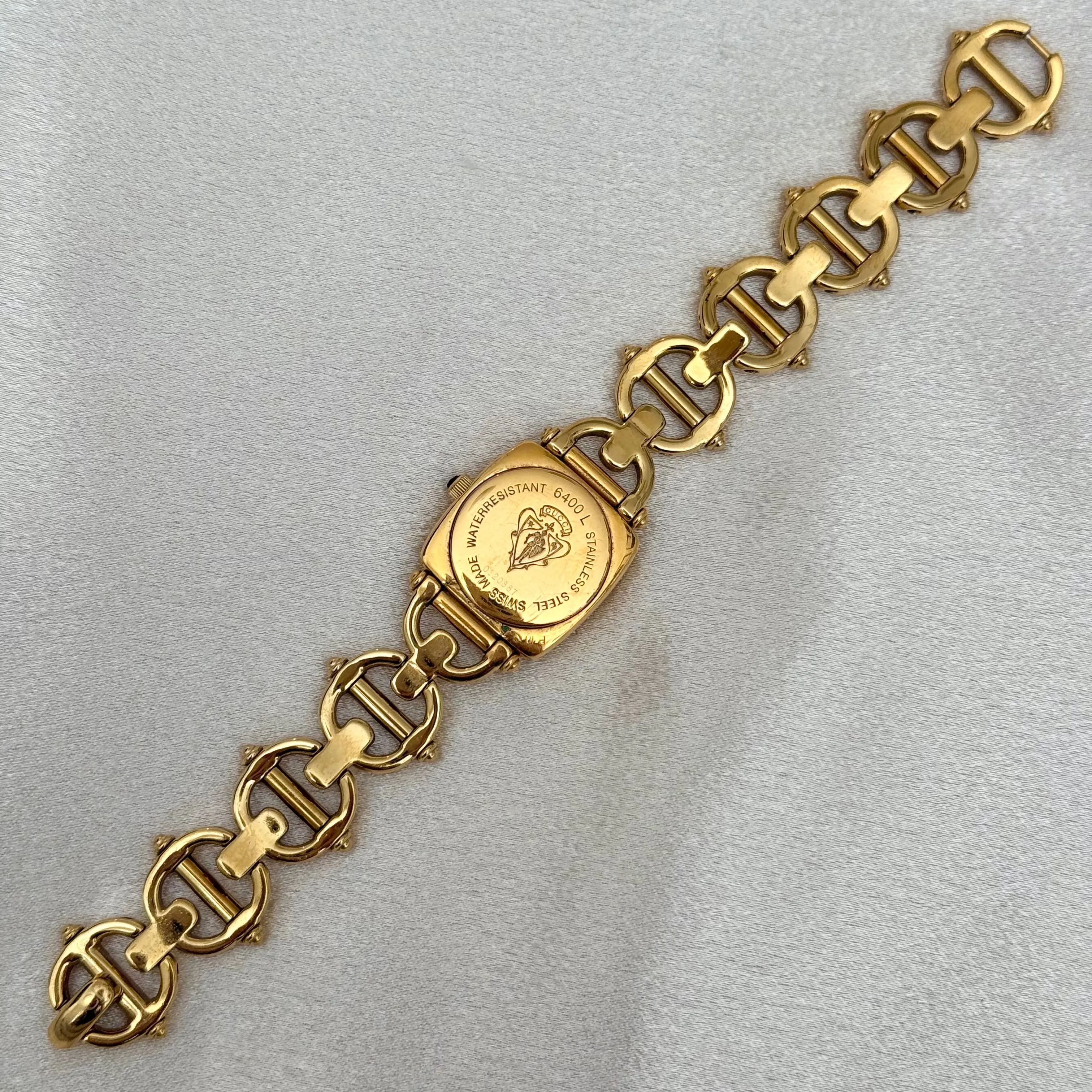 VINTAGE GUCCI MOTHER-OF-PEARL WATCH