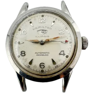 Vintage Hamilton 3516 Power Reserve Men's Automatic Wristwatch 1256 Swiss Steel