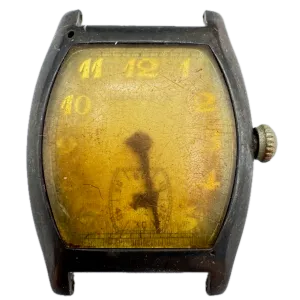 Vintage Hamilton Bark Dial Men's Mechanical Wristwatch 987-F USA Sterling Silver