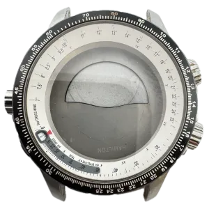 Vintage Hamilton Khaki X-Wind Men's Wristwatch Case for Chronograph 44mm Swiss