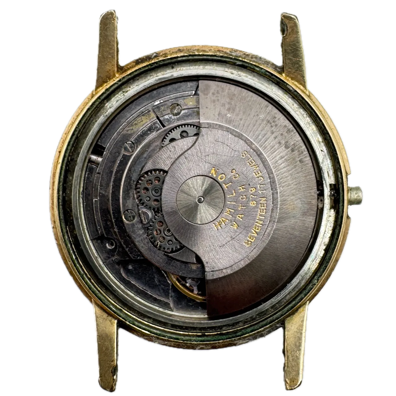 Vintage Hamilton Men's Automatic Wristwatch 679 Swiss Steel & 10k RGP