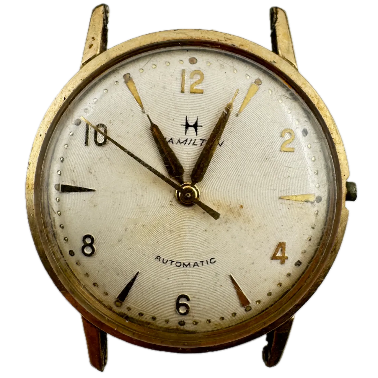 Vintage Hamilton Men's Automatic Wristwatch 679 Swiss Steel & 10k RGP