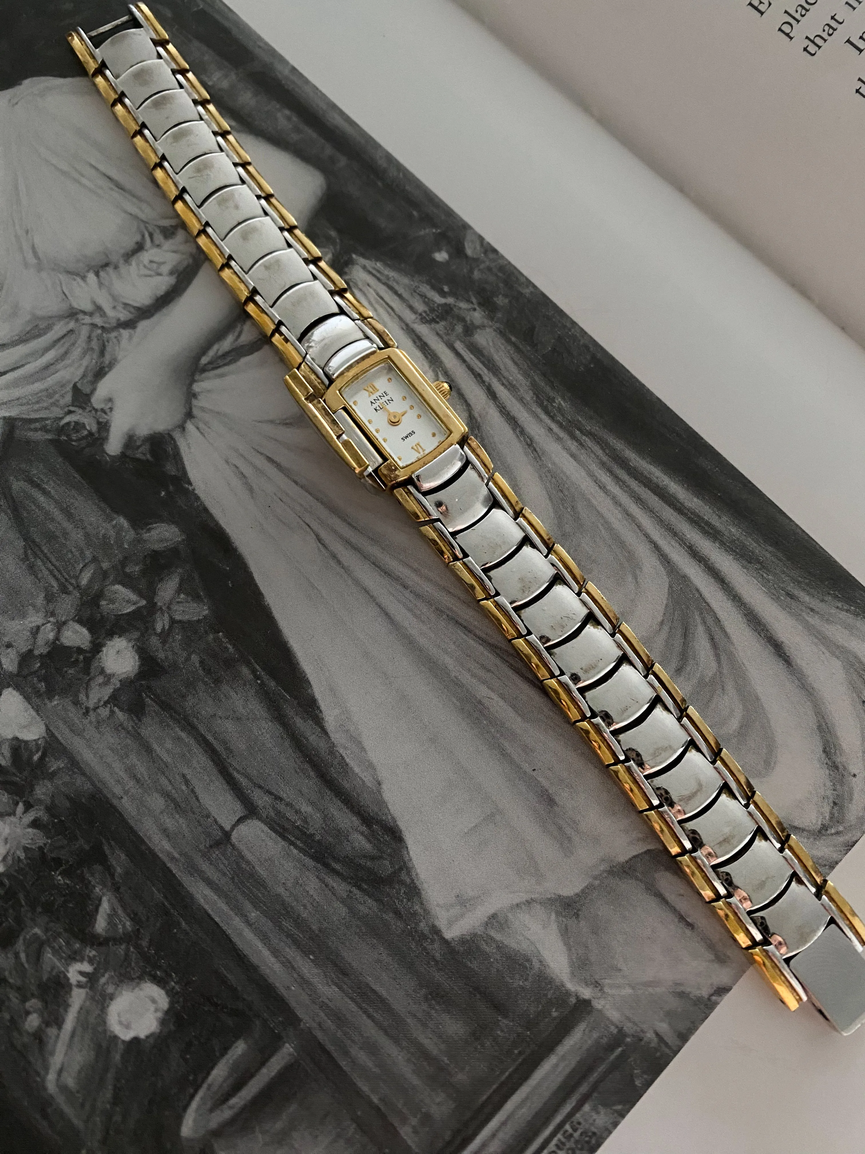 Vintage hidden peekaboo Anne Klein Ladies Watch