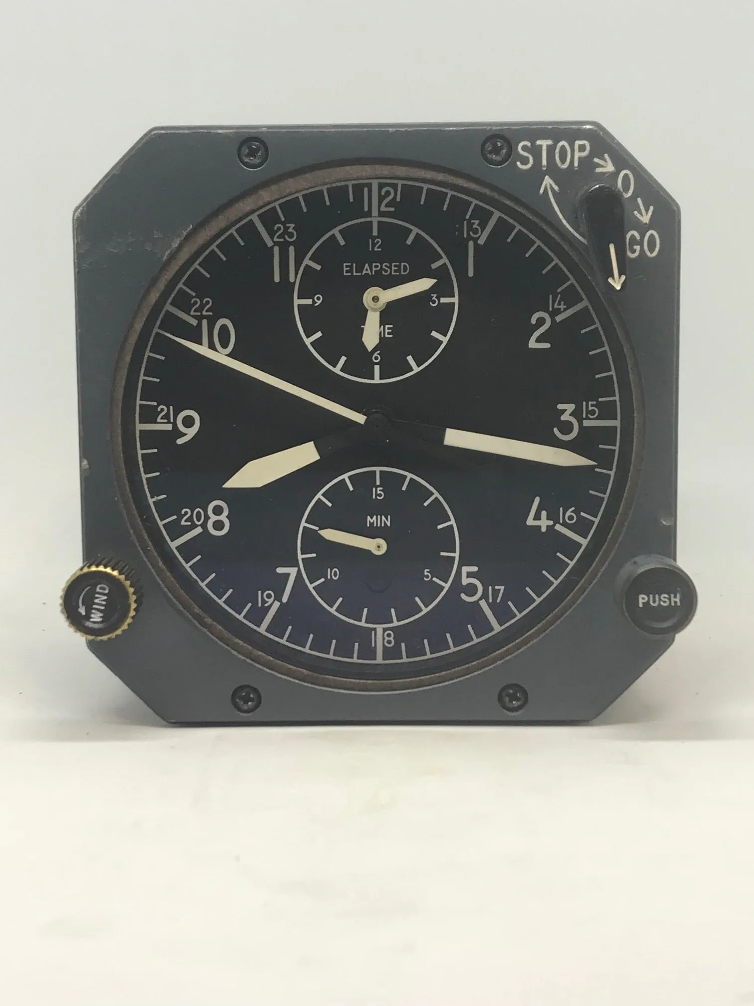 Vintage Jaeger LeCoultre ABU 1/A  Boeing Aircraft Clock