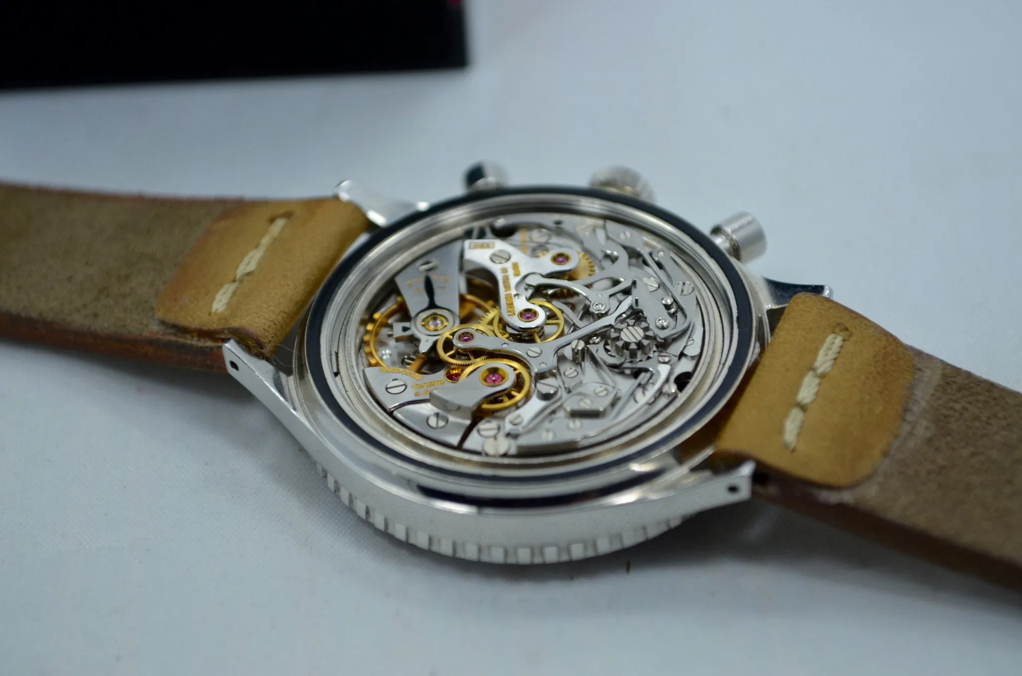 Vintage Longines 30CH 7981-3 "Big Eye" Steel Chronograph Wristwatch