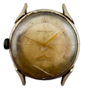 Vintage Longines Crosshair Men's Automatic Wristwatch 19 AS Swiss 10k GF