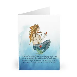 Vintage Mermaid Greeting Card
