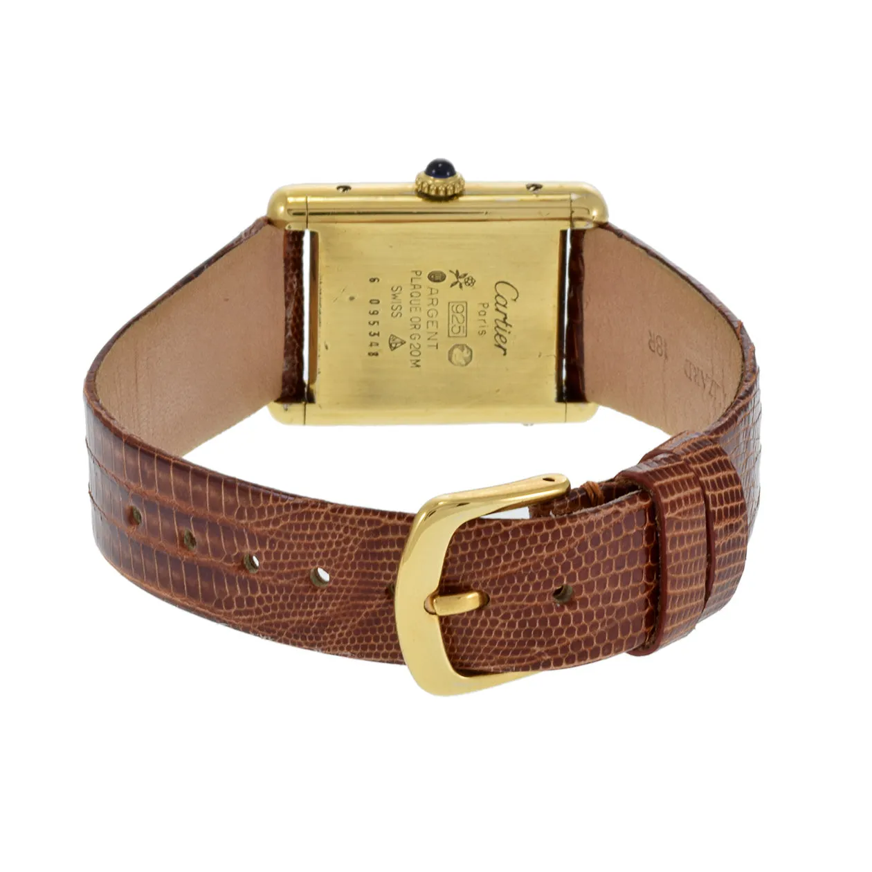 Vintage Must de Cartier 1970's Vermeil Manual wind watch
