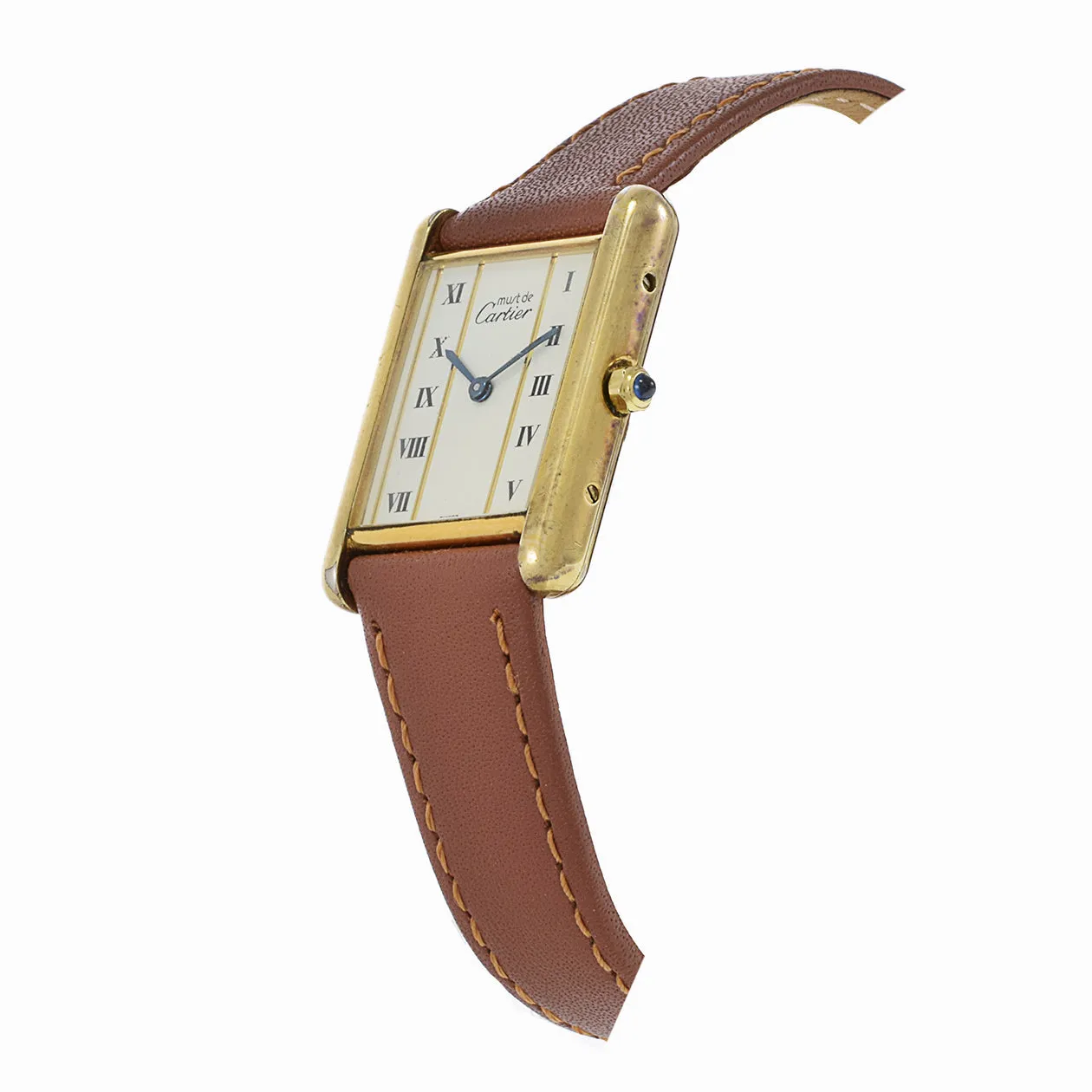 Vintage Must de Cartier 1970's Vermeil Quartz watch