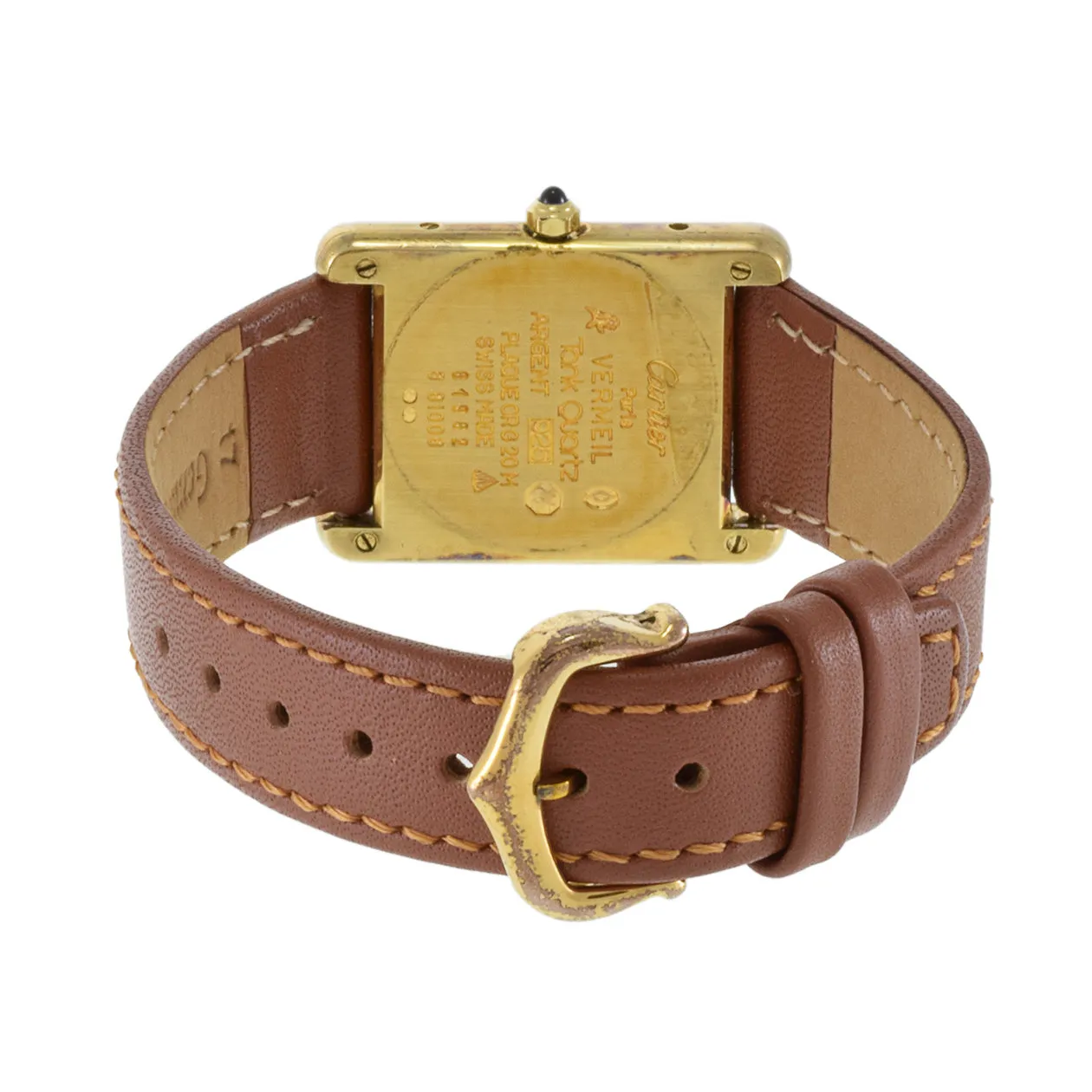 Vintage Must de Cartier 1970's Vermeil Quartz watch