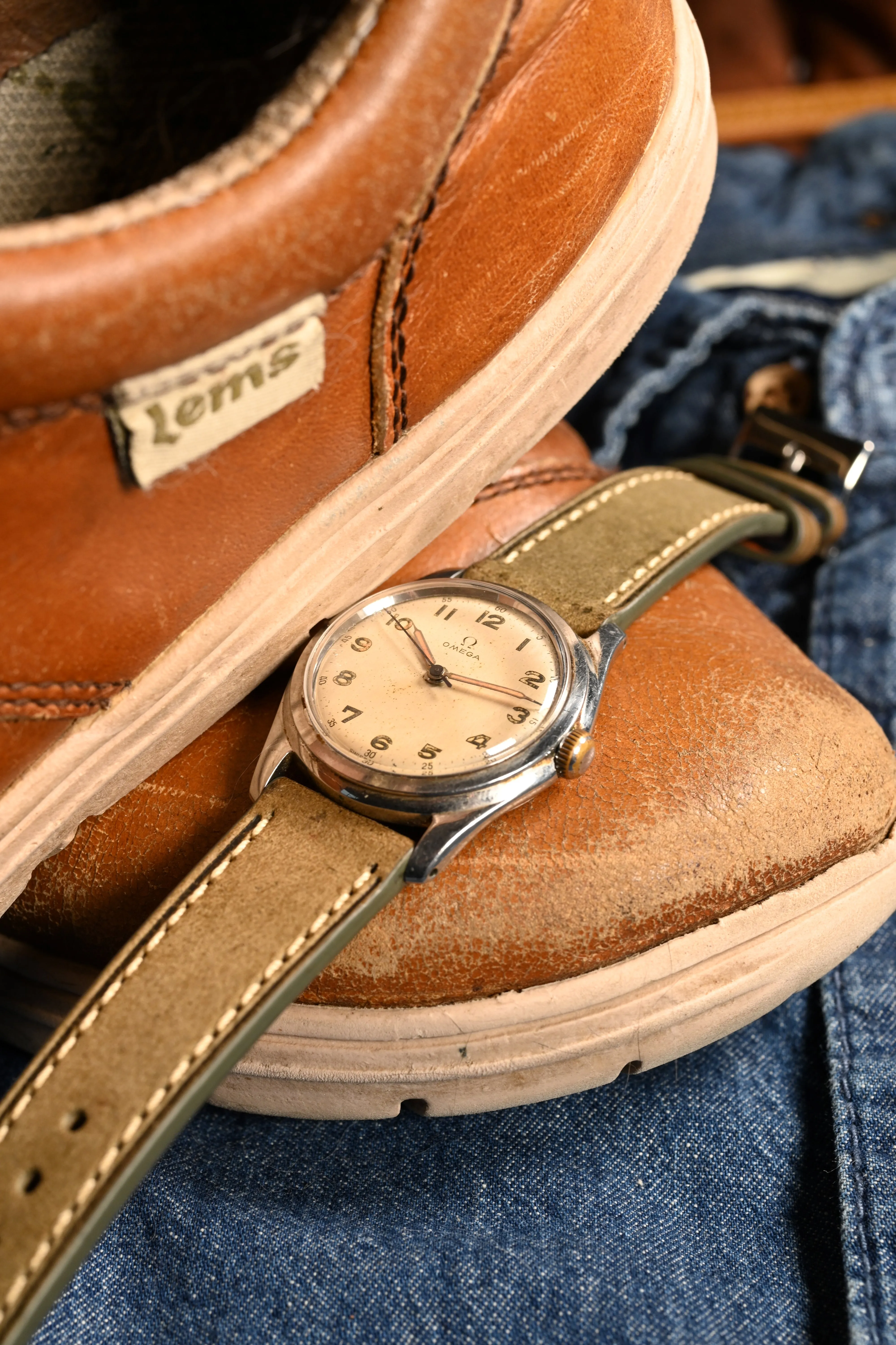 Vintage Omega Military style watch 2523