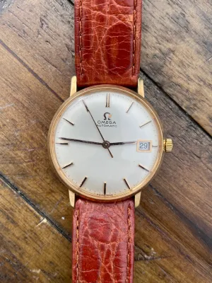 Vintage Omega Seamaster 14kt Rose Gold