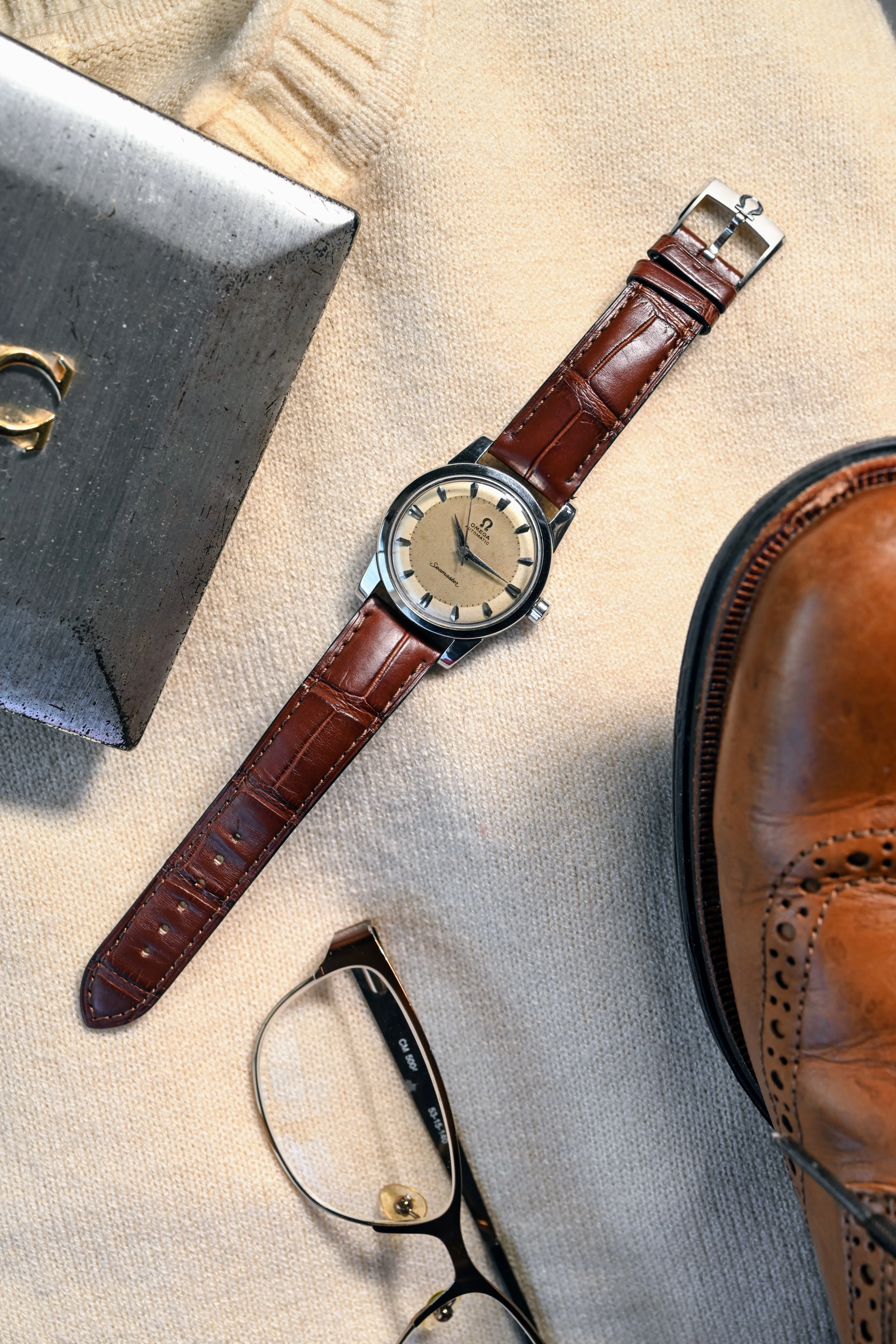 Vintage Omega Seamaster 2846 w/ OEM Omega Strap & Buckle.