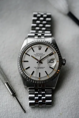 Vintage Rolex Datejust 1603 Snow White