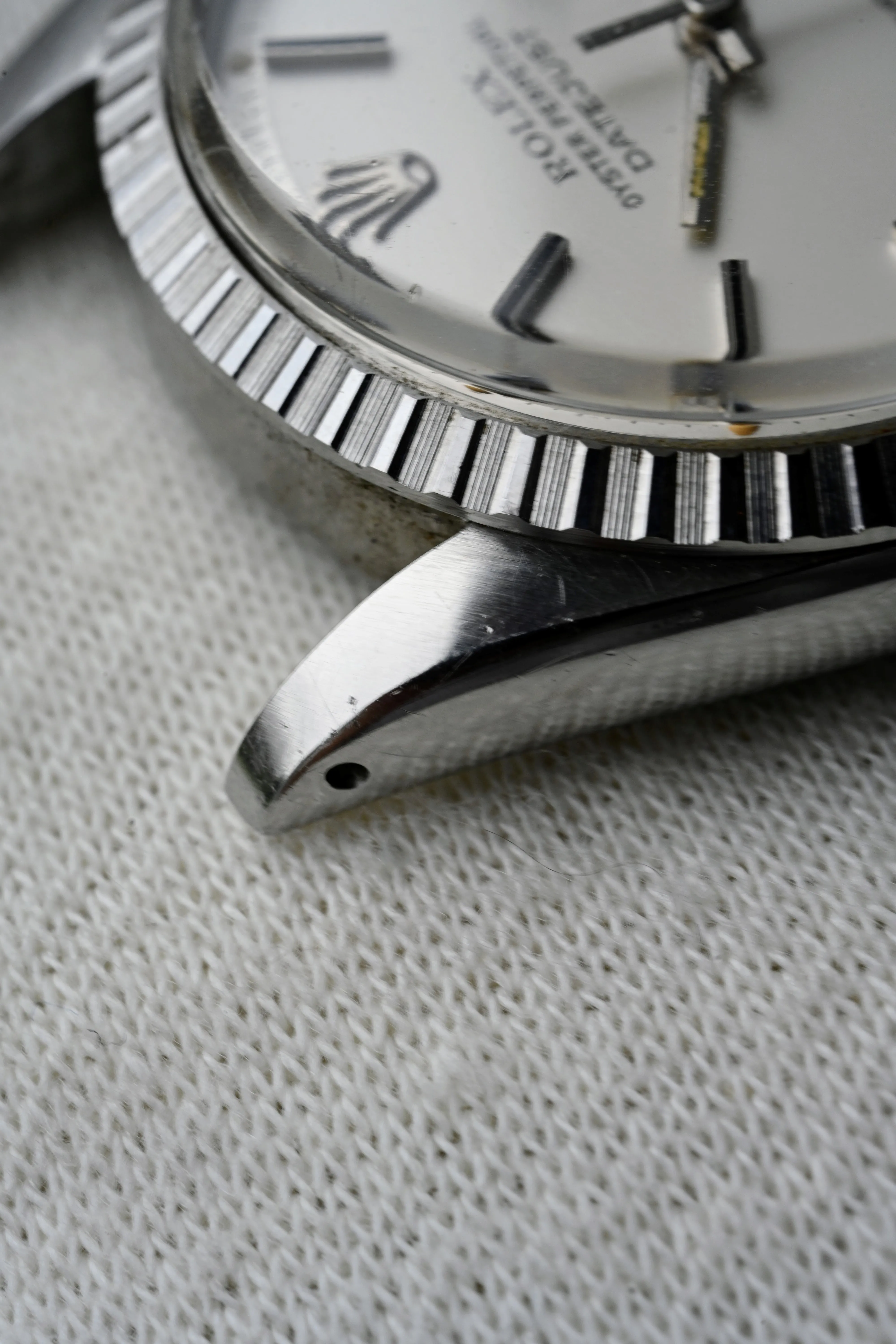 Vintage Rolex Datejust 1603 Snow White
