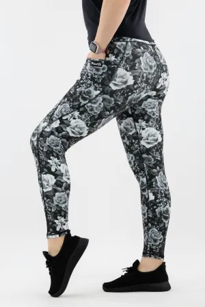 Vintage Rose - Hybrid 2.0 - Leg Pockets - Full Leggings