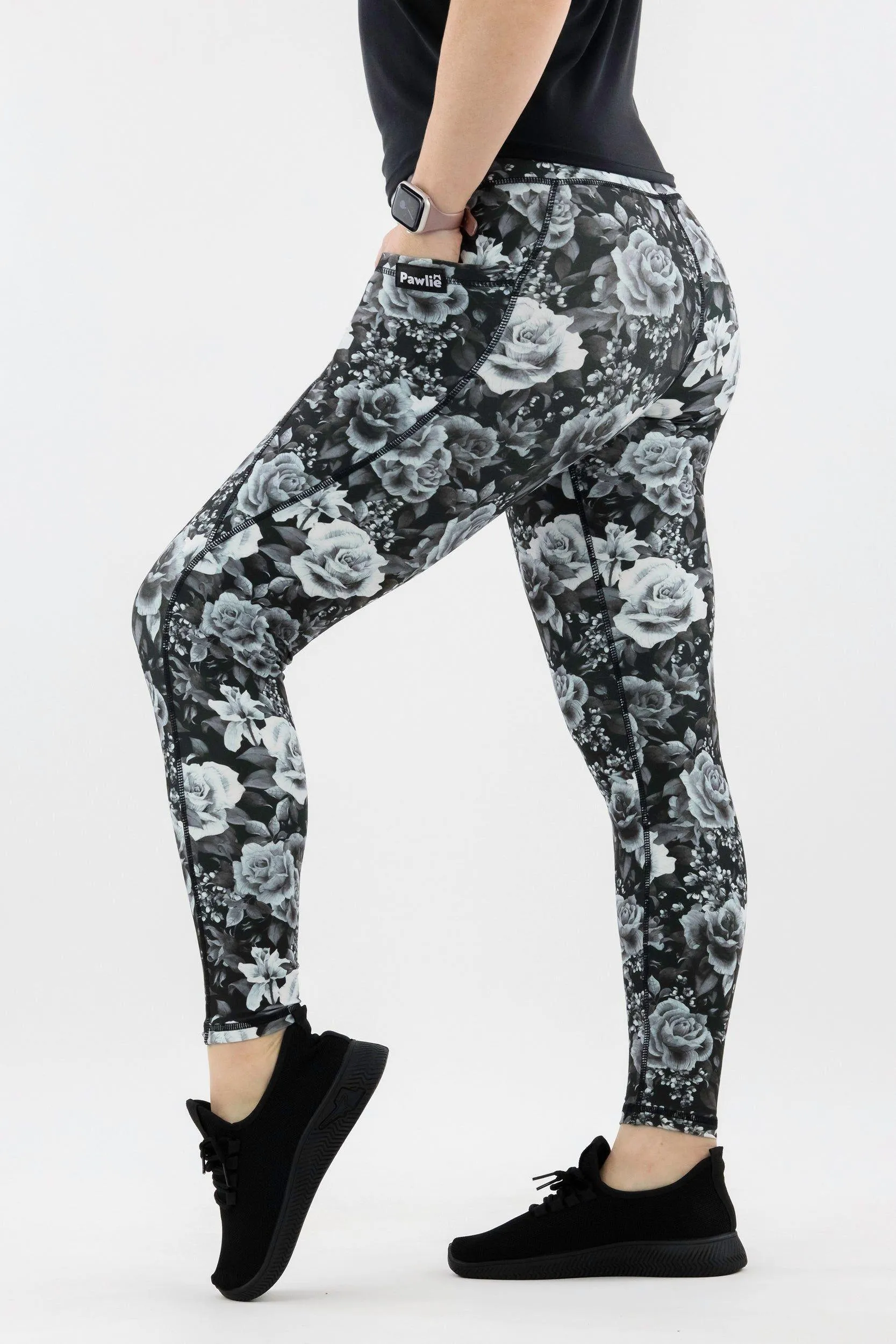 Vintage Rose - Hybrid 2.0 - Leg Pockets - Full Leggings