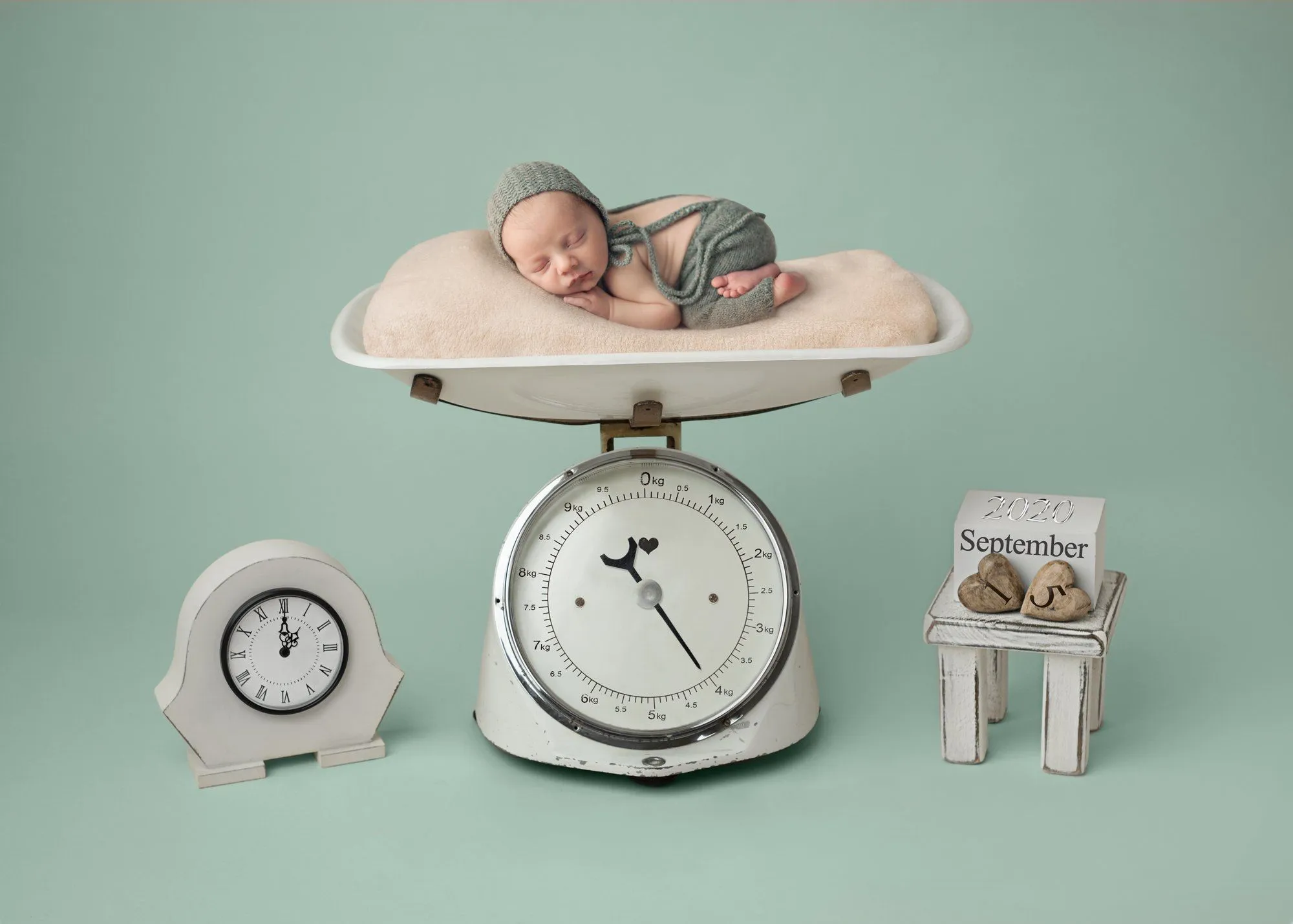Vintage Scales Digital Background