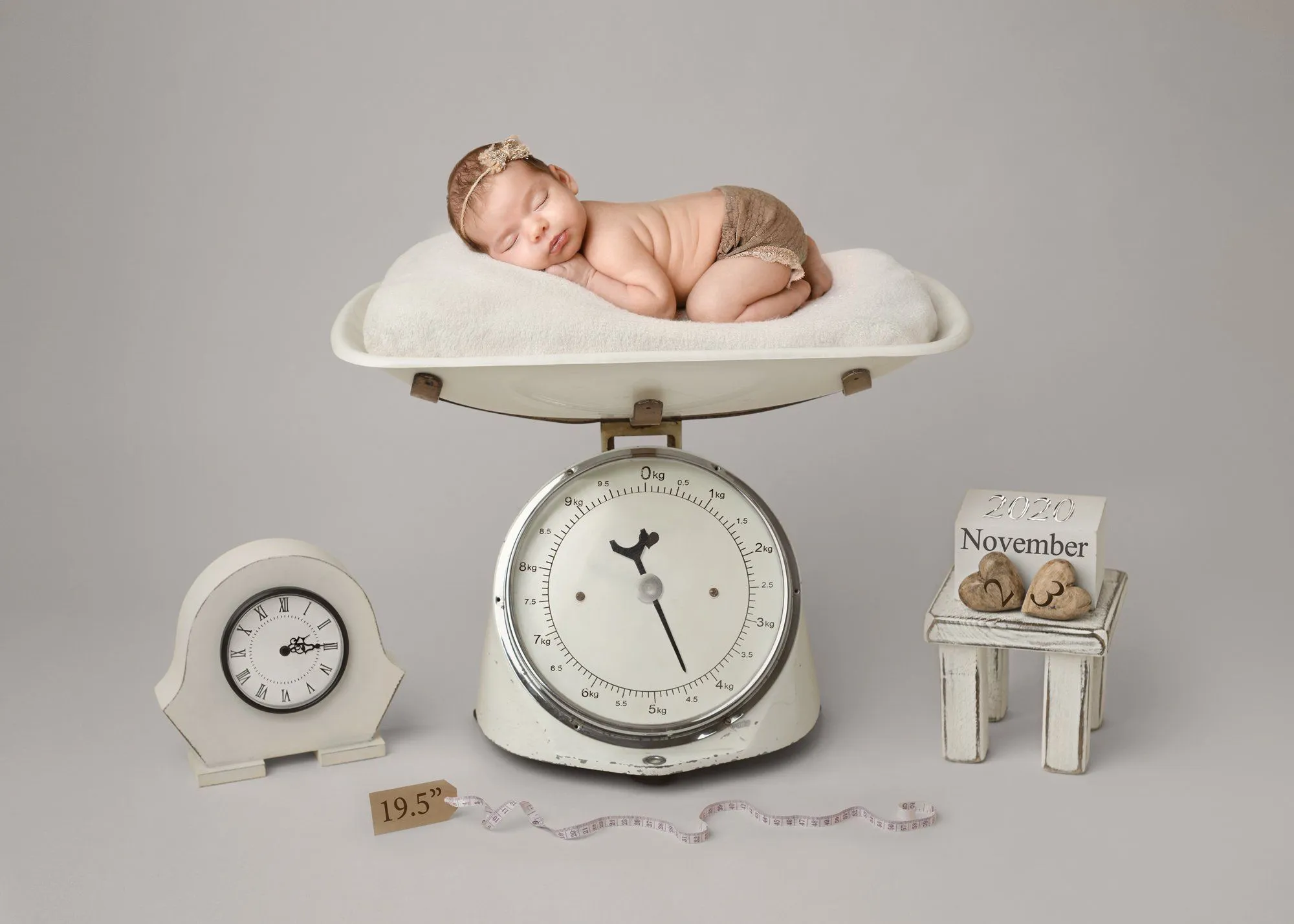 Vintage Scales Digital Background