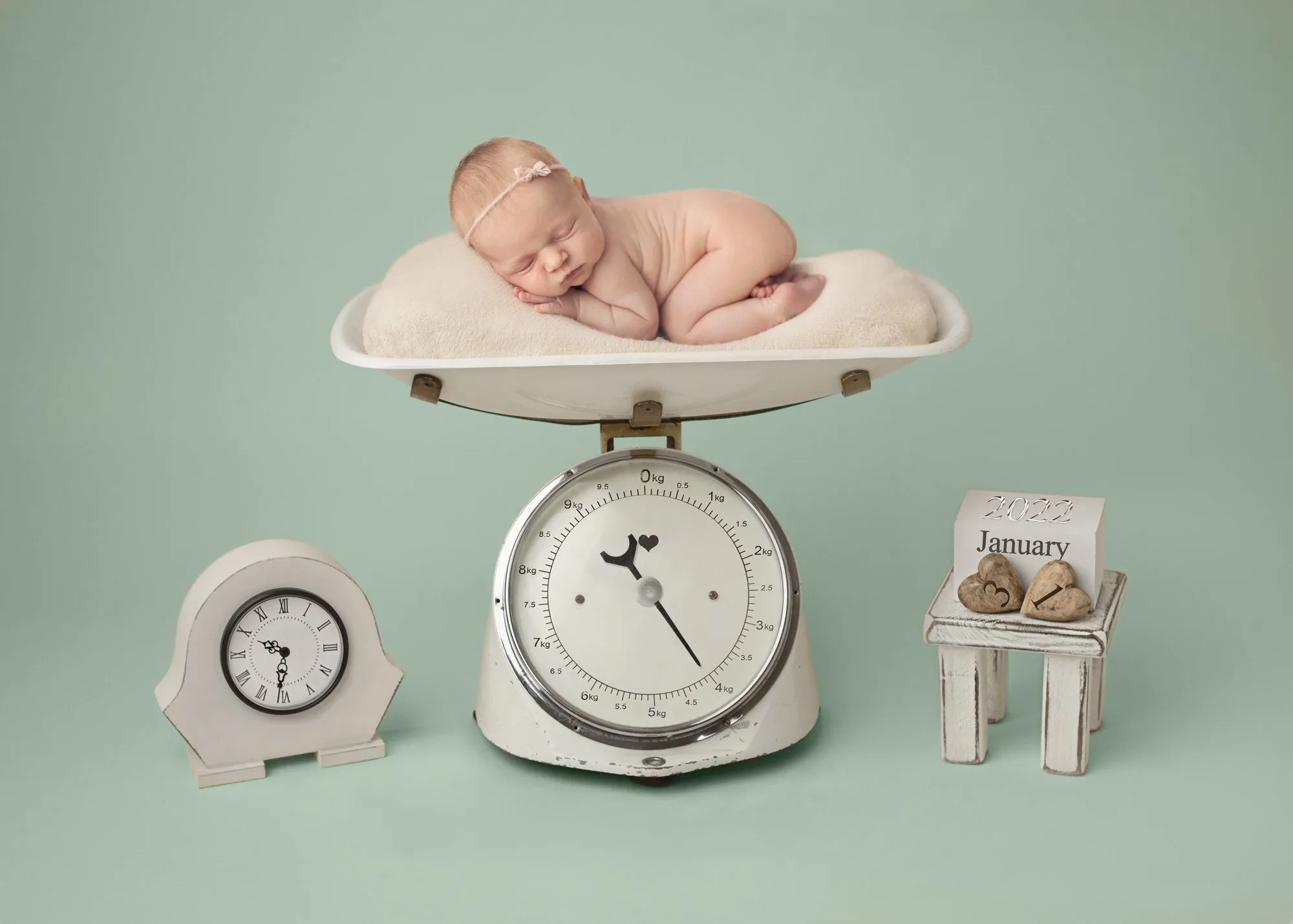 Vintage Scales Digital Background