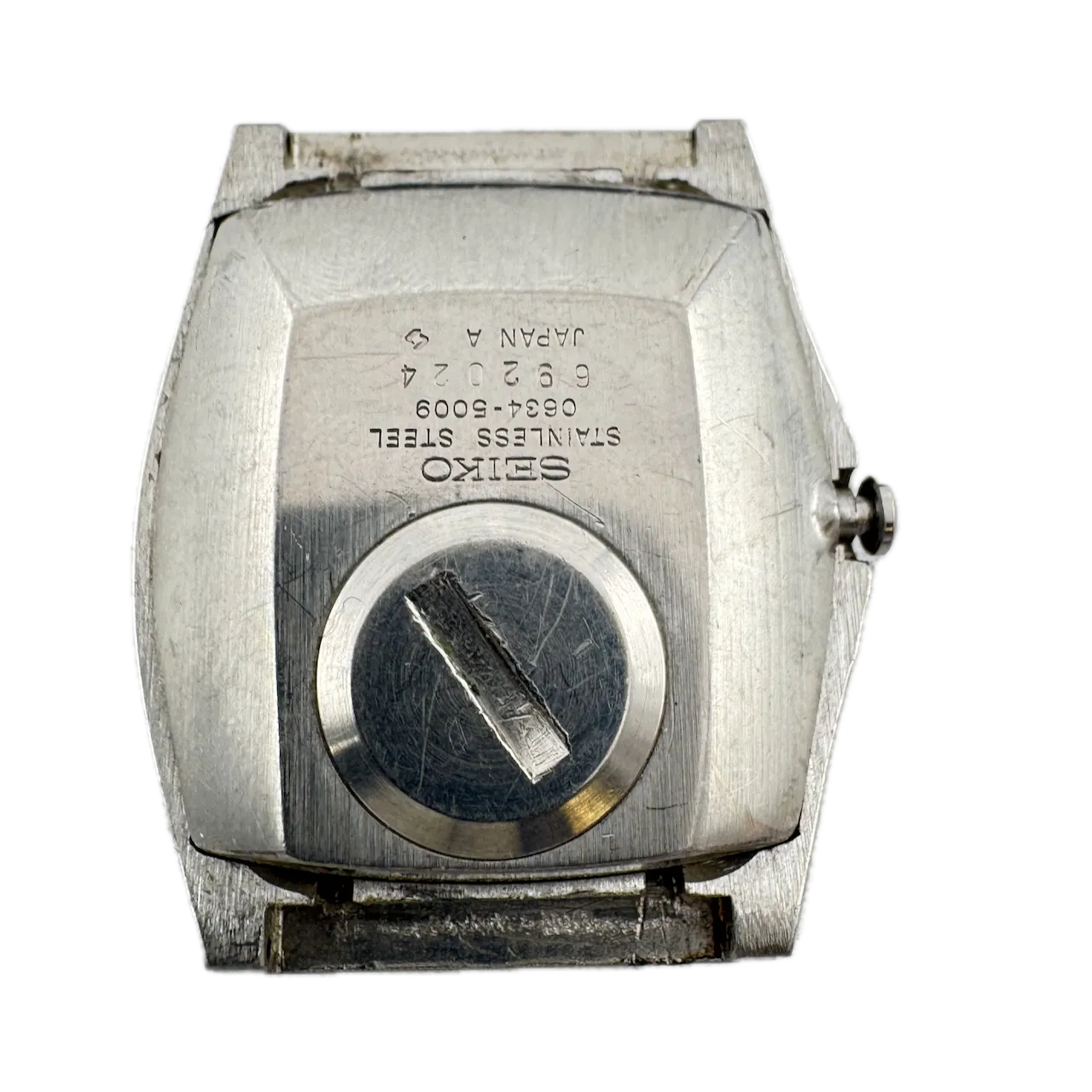 Vintage Seiko 0634-5009 LC Chrono Men's Digital LCD Wristwatch Japan Steel