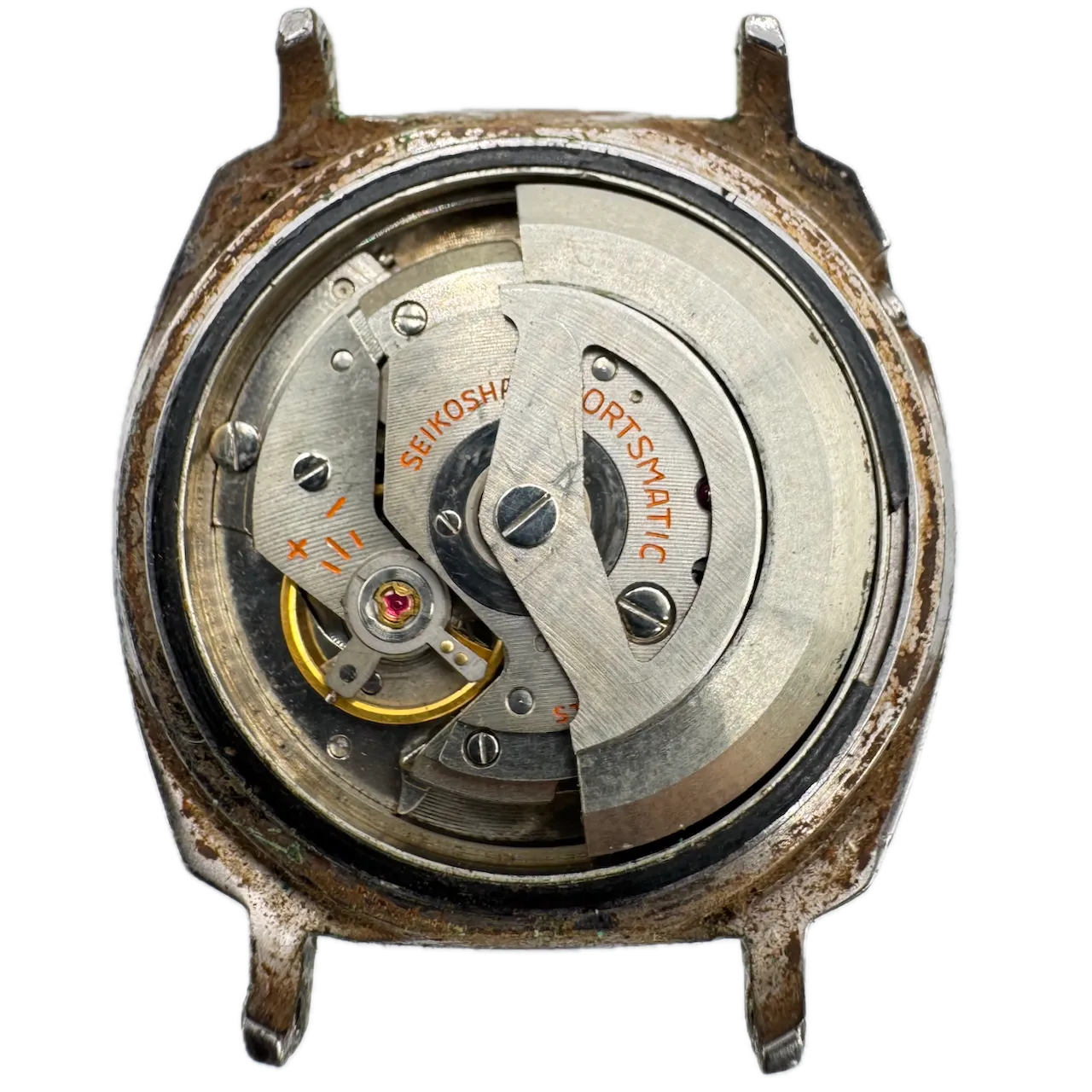 Vintage Seiko 417990 5 Sportsmatic Crosshair Men's Automatic Wristwatch Steel