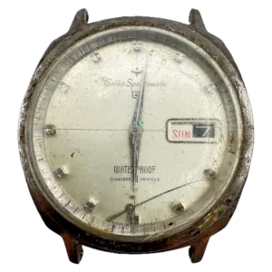 Vintage Seiko 417990 5 Sportsmatic Crosshair Men's Automatic Wristwatch Steel