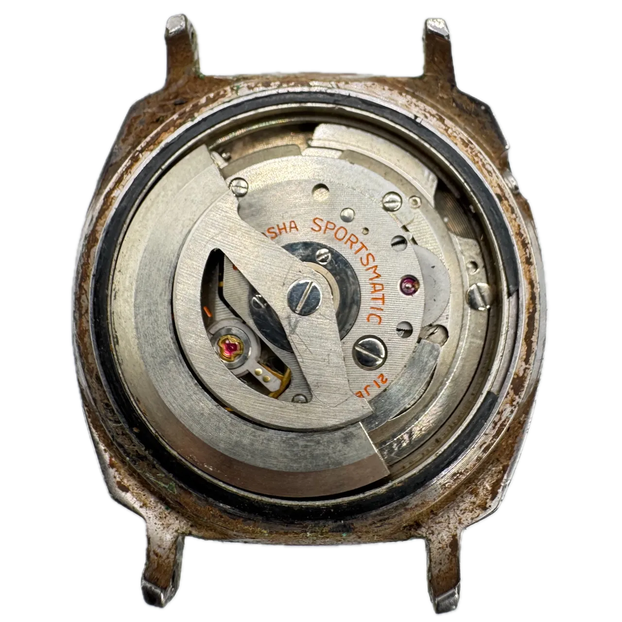 Vintage Seiko 417990 5 Sportsmatic Crosshair Men's Automatic Wristwatch Steel