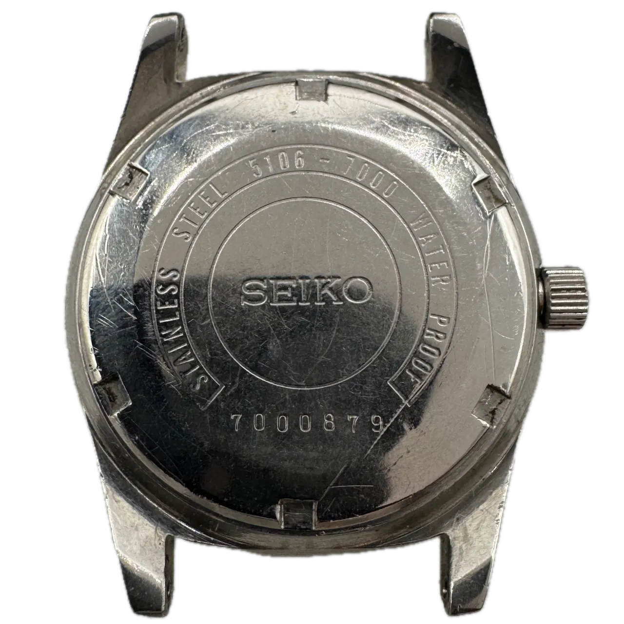Vintage Seiko 5106-7000 Seikomatic-P Day Date Men's Automatic Wristwatch 5106A