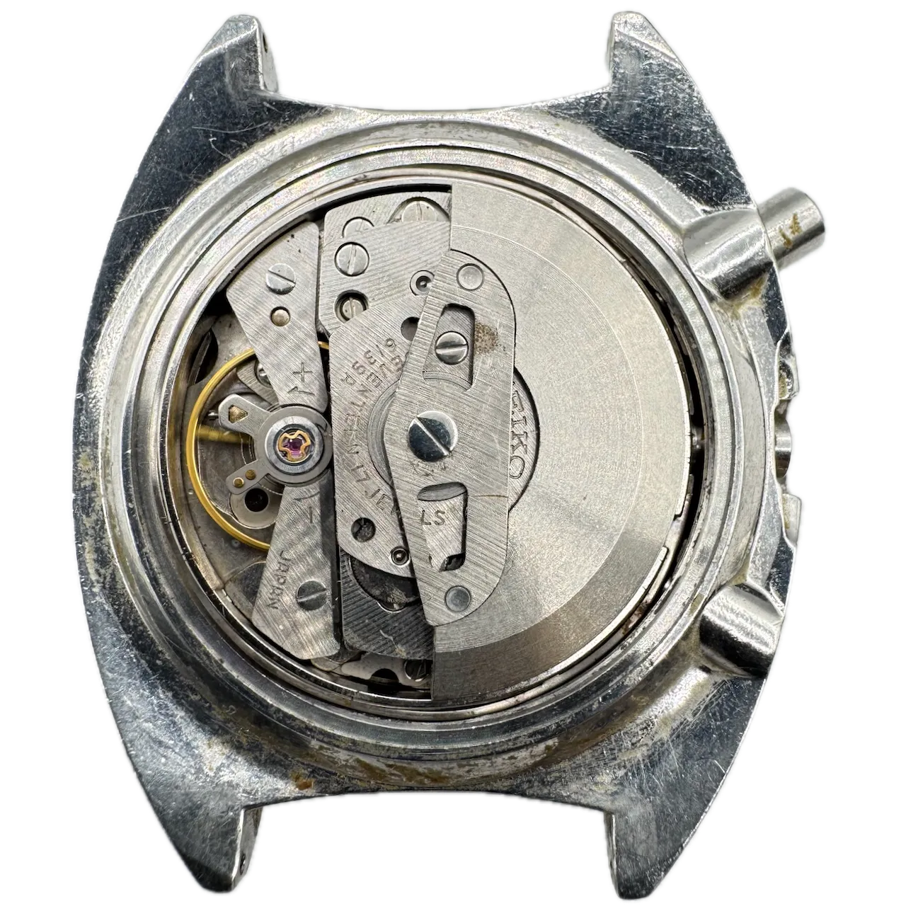 Vintage Seiko 6139-6001 Coke Men's Chronograph Wristwatch 6139A Japan Steel