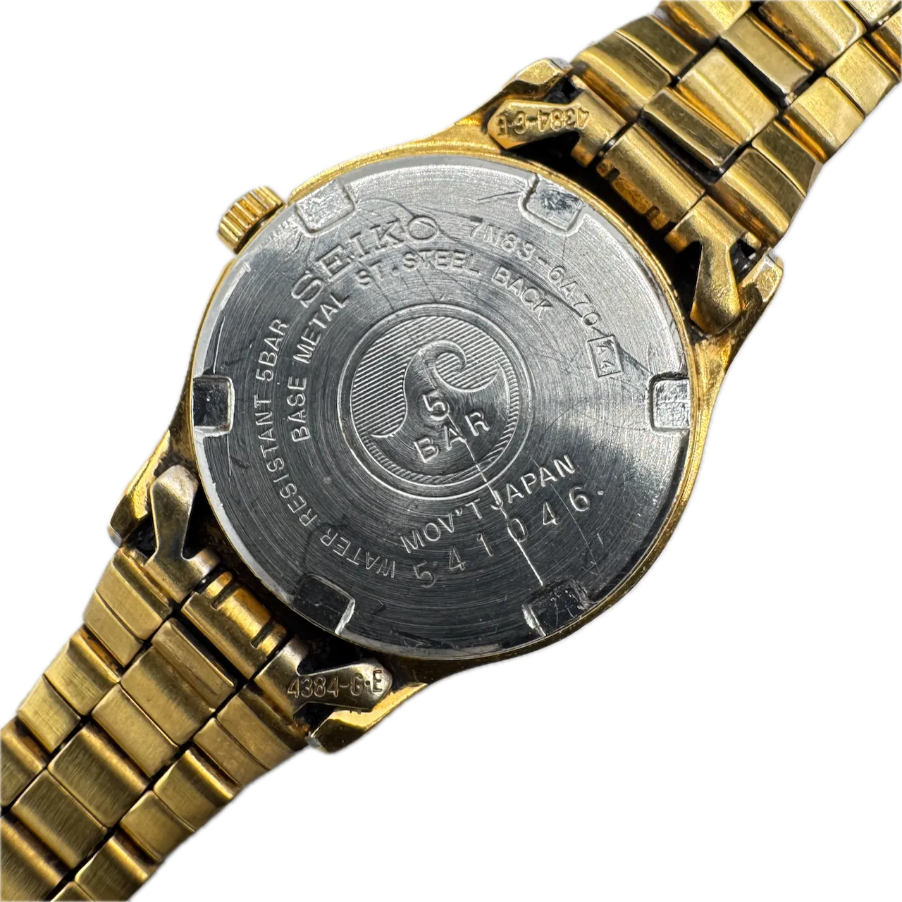 Vintage Seiko 7N83-6A70 Sports 50 Mickey Mouse Ladies Quartz Wristwatch Japan