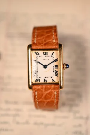 Vintage Tank Louis Cartier w/ Jaeger Movement from 1969.
