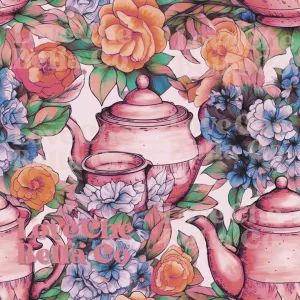 Vintage tea time - Seamless File