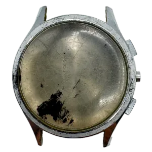 Vintage Telda Men's Wristwatch Case for Chronograph 35.5mm Steel Swiss