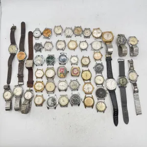 Vintage Timex, Caravelle, Benrus, etc. Lot of 50 Men's Mechanical Wristwatch 5