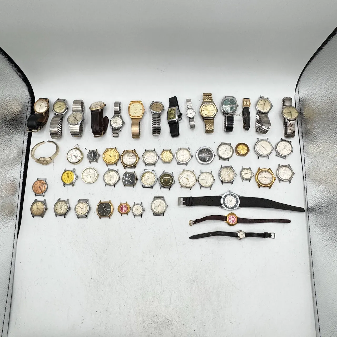 Vintage Timex, Caravelle, Wakmann, etc. Lot of 50 Mechanical Wristwatch 1