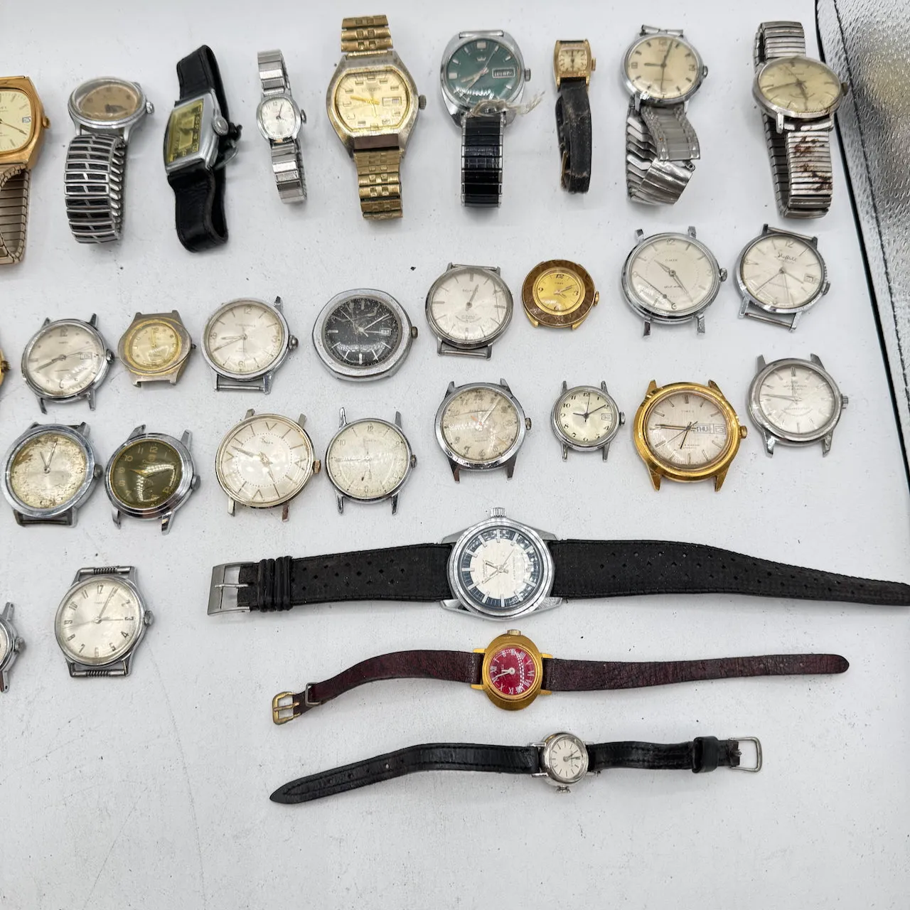 Vintage Timex, Caravelle, Wakmann, etc. Lot of 50 Mechanical Wristwatch 1