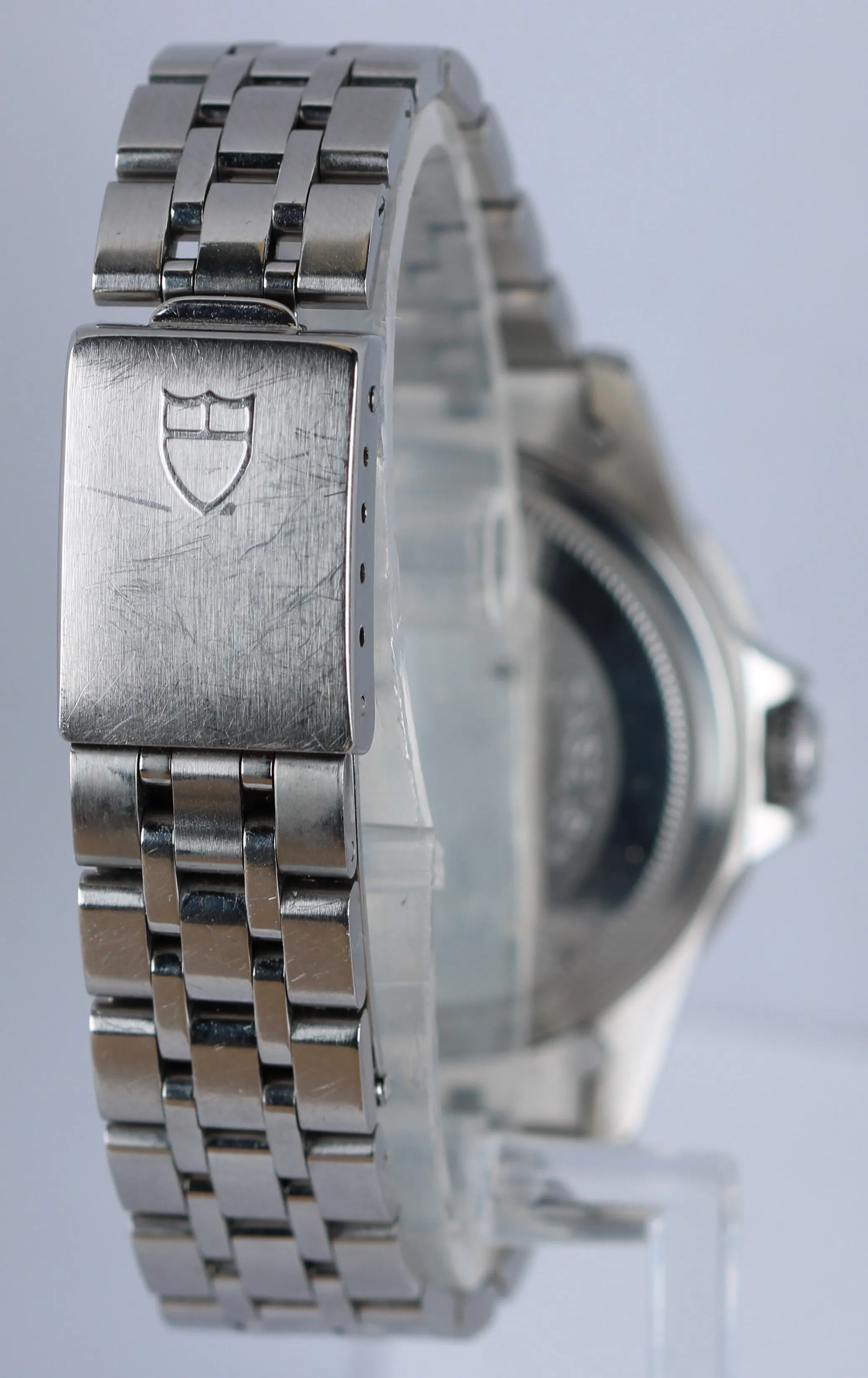 Vintage Tudor Submariner 75190 Prince Date Blue Matte Dial 36mm Automatic Watch