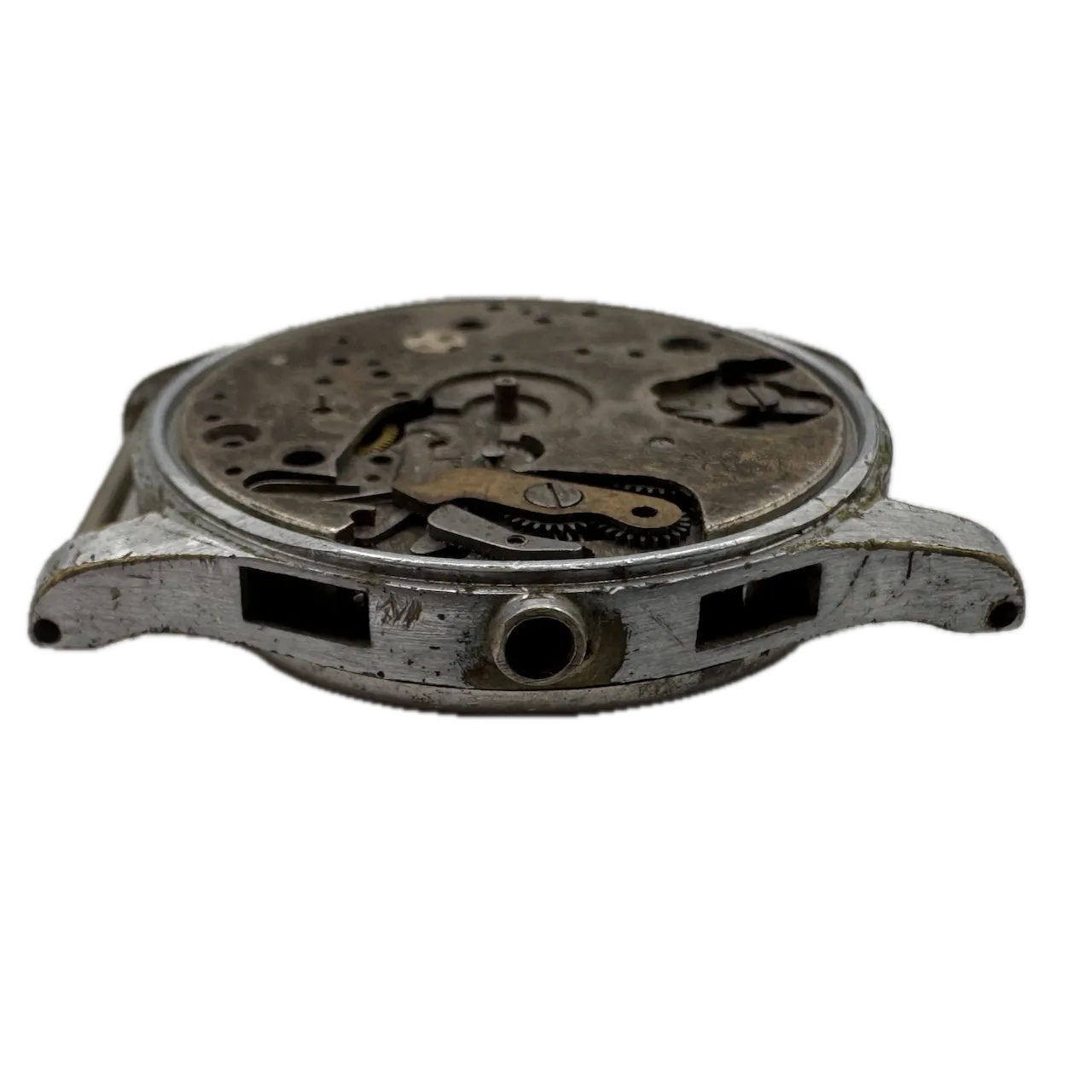 Vintage Unbranded Men's Chronograph Wristwatch Venus 170 Swiss Stainless Steel