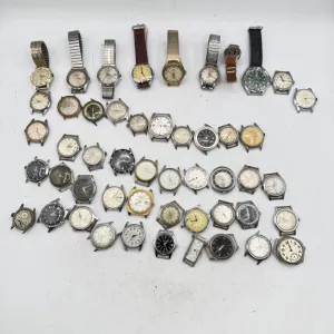 Vintage Waltham, Caravelle, Timex, etc. Lot of 50 Men's Mechanical Wristwatch 1