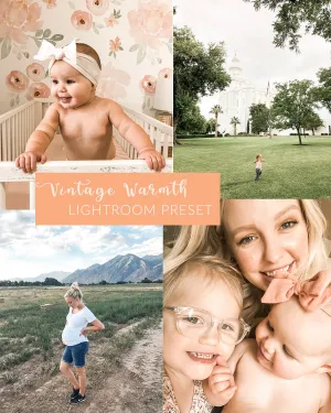 Vintage Warmth  Lightroom Preset