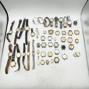 Vintage Wittnauer, Helbros, Timex, etc. Lot of 50 Mechanical Wristwatch 3