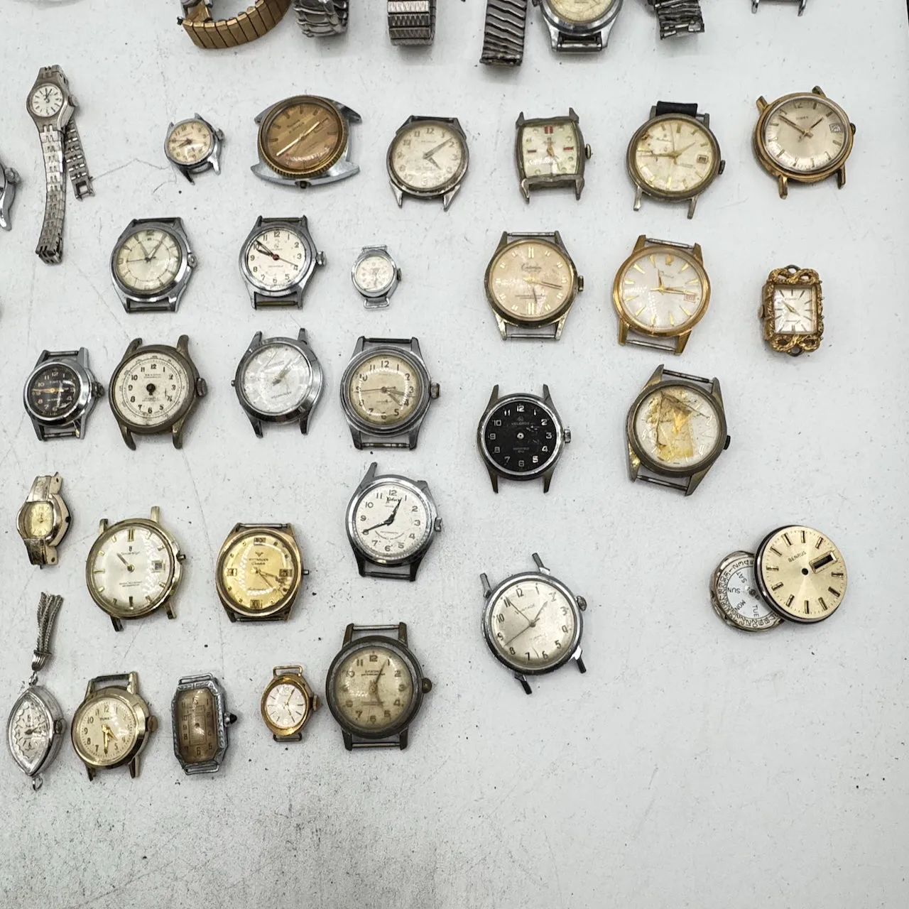 Vintage Wittnauer, Helbros, Timex, etc. Lot of 50 Mechanical Wristwatch 3