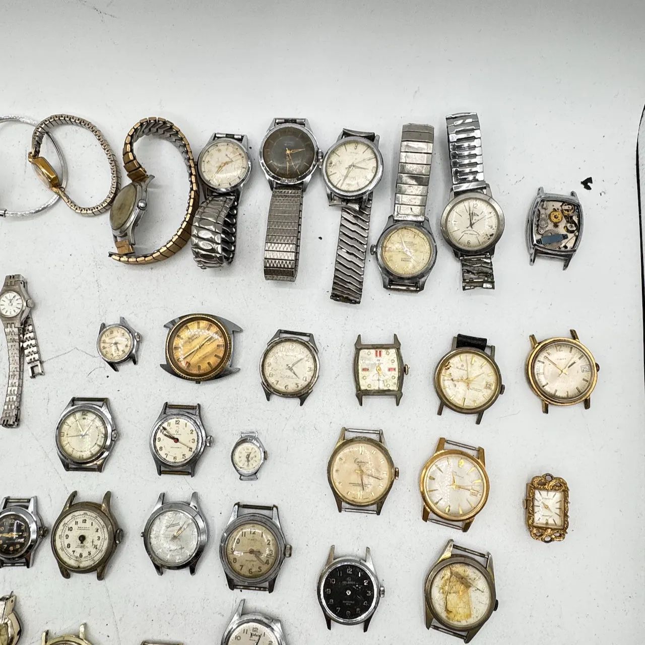 Vintage Wittnauer, Helbros, Timex, etc. Lot of 50 Mechanical Wristwatch 3