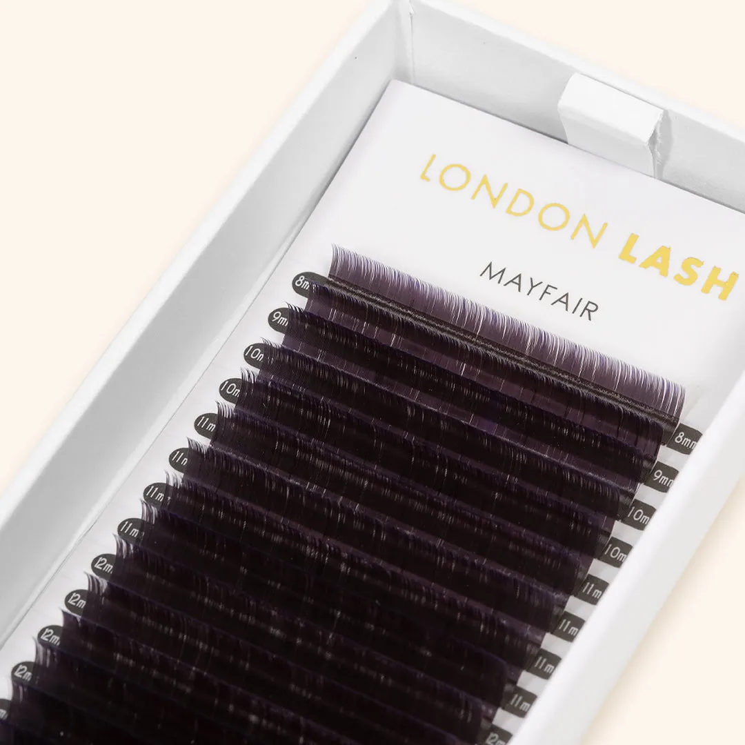 Violet Two-Tone Ombre Lashes 0.07