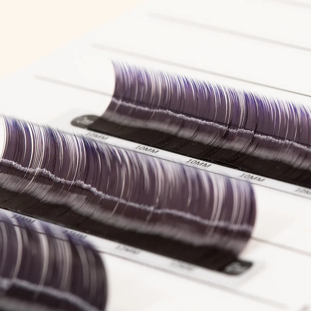 Violet Two-Tone Ombre Lashes 0.07