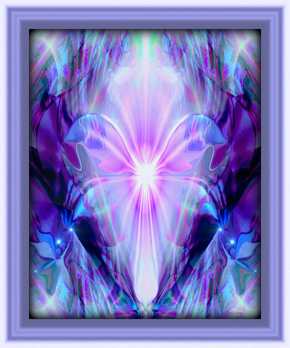 Violet White Crown Chakra Angel "Nirvana"