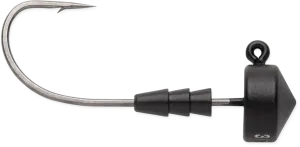 VMC RedLine Series  Tungsten Ned Head Jig 1/0 Matte Black