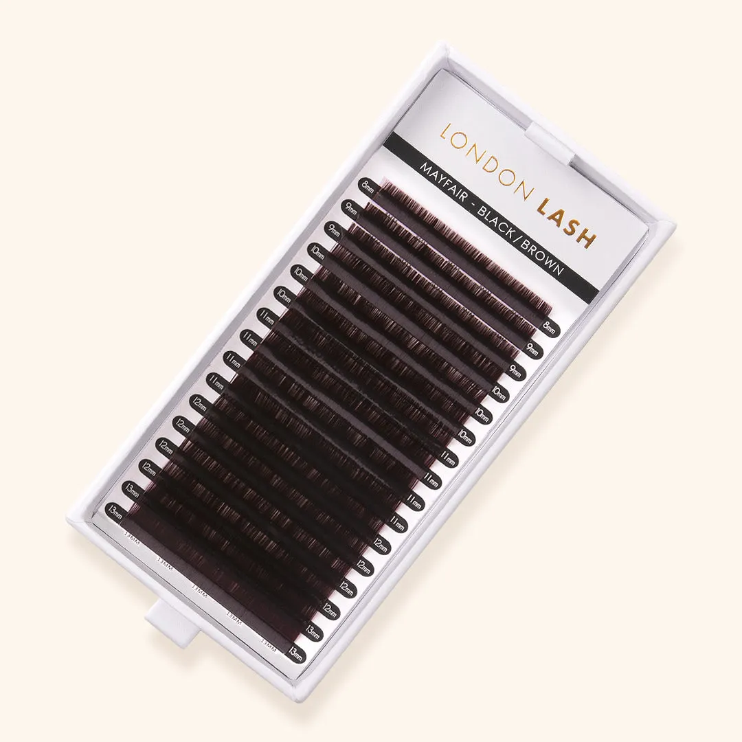 Volume Black Brown Mayfair Lashes 0.07